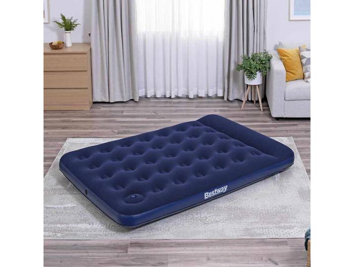 Best Way Luftbett Blau 191 x 137 x 28 cm PVC