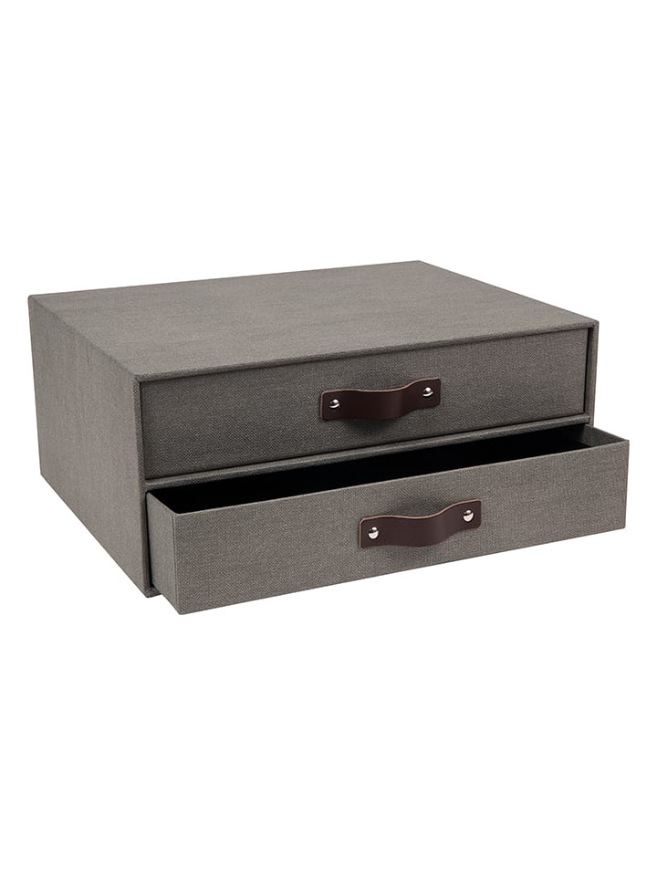 BIGsoBox Schubladenbox "Birger" in Grau - DIN A4 - onesize