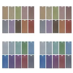 KARIN JITTENMEIER Sticker-Set Microglittersticker versch. Designs & Farben, 40tlg.
