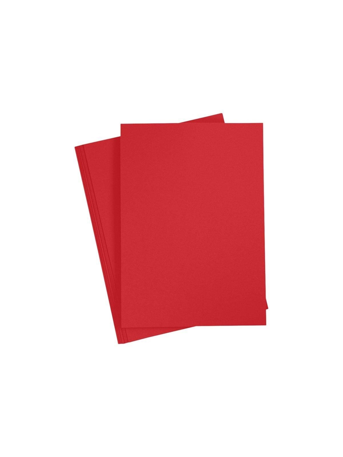 Creativ Company Cardboard - A4 - 20 sheets - Christmas Red