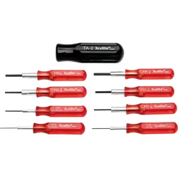 WEX PS89N - 9-teiliges Mini-Sechskant-Schraubendreher-Set - Zoll-Größen