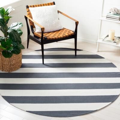 SAFAVIEH Handmade Montauk Caspian Stripe Cotton Flatweave Rug