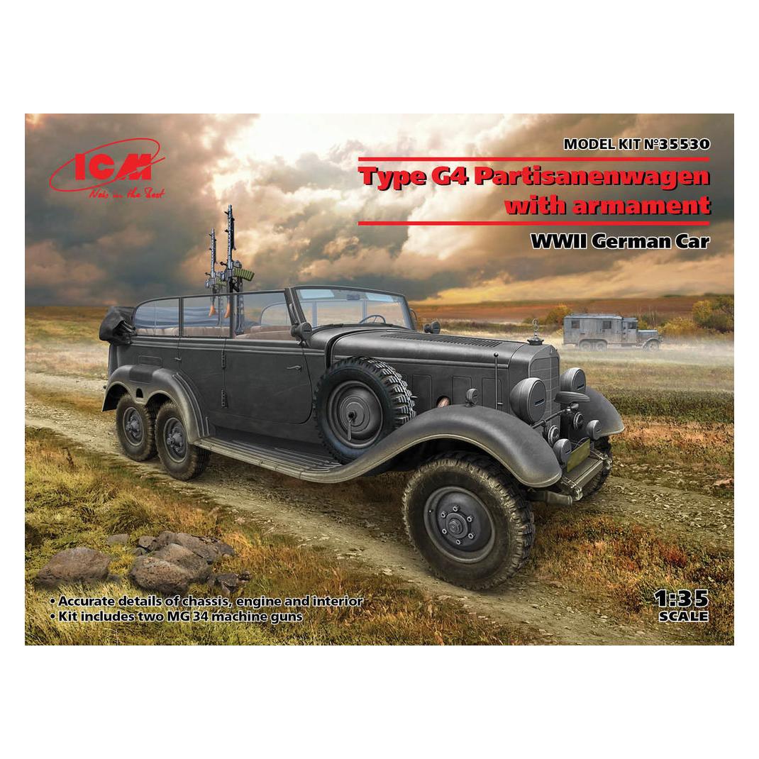 ICM G4 with armament, WWII German Car (35530)