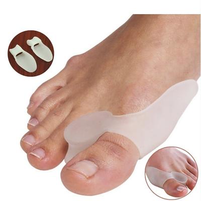 Unisex-Zehe Hallux Valgus Silikon-Bunion-Schiene Daumenkorrektor Zehentrenner Zehenbiegeorthese Linderung Schmerzen Pediküre Füße Silikon-Orthese-Pflegewerkzeug
