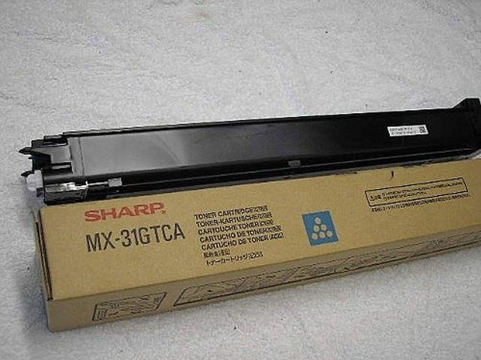 Sharp MX-31GTCA tonercartridge voor MX-2600N en MX-3100N, cyaan