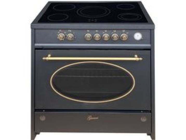 Cuisinière électrique - GURARI - GCH E 912 BL r - 90 cm - Crème - Four XXL 121 L