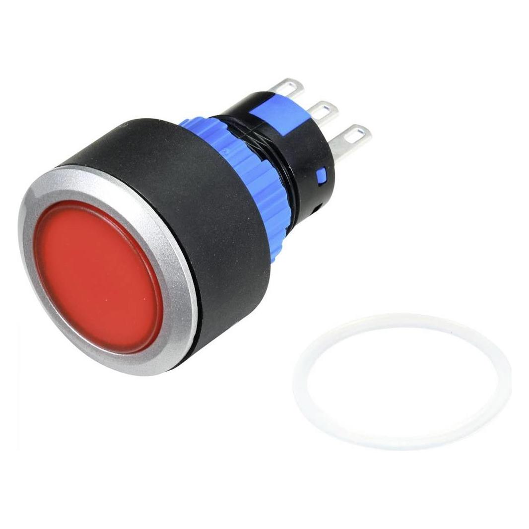 Tru Components Drucktaster 22 mm 1 NO 1 NC (TC-9219064)