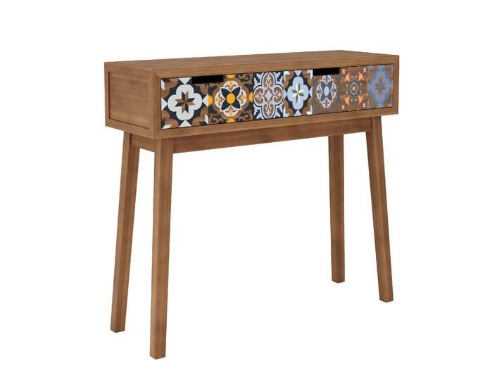 Konsolentisch Holz DYNASTY 90 x 82 cm