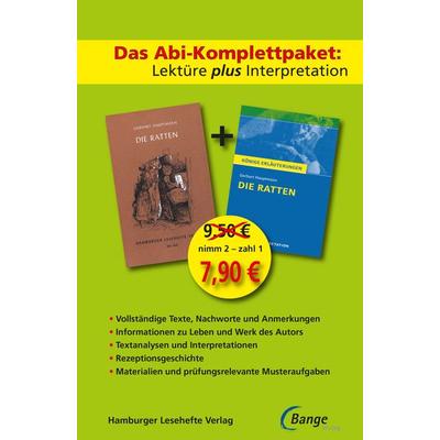 Die Ratten - Lektüre plus Interpretation: Königs Erläuterung + kostenlosem Hamburger Leseheft von Gerhart Hauptmann., Taschenbuch von Gerhart