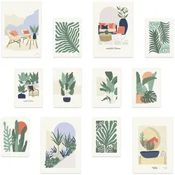 POSTER Set Mit 12 Modernmix 1 Gartenabdruck A3 Rahmenlos