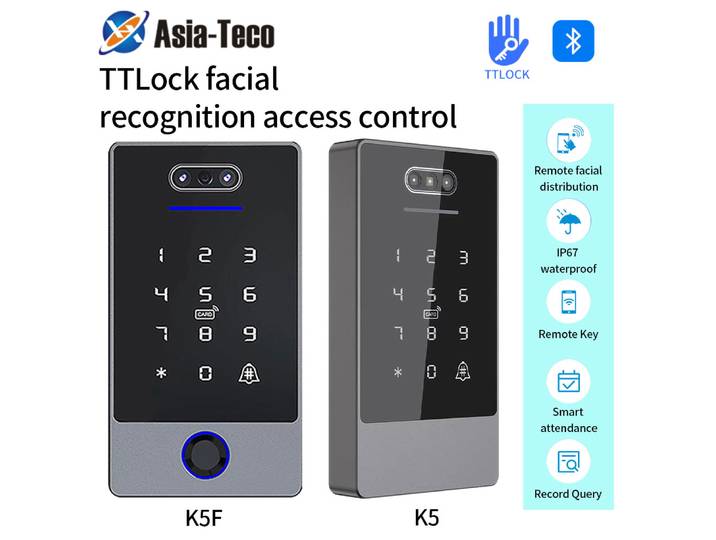 Ttlock-Contrôleur de verrouillage intelligent Face Heroes, clavier de contrôle d'accès facial, empreinte digitale biométrique, TTRenting, TThotel, NipWifi airies