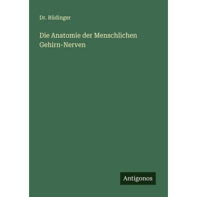 Die Anatomie der Menschlichen Gehirn-Nerven, Taschenbuch von Rüdinger, Antigonos Verlag, 978-3-388-94289-6