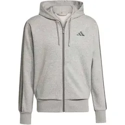 ADIDAS Herren Kapuzensweat Holiday 3-Streifen, Größe S in Grau Grau