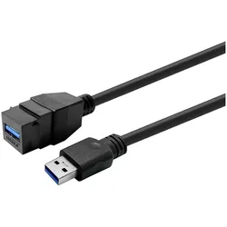 Vivolink Keystone Black USB3,0 (USB 3.2 Gen 1), USB Kabel