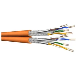 Draka Datenkabel Basic Cat.7, 8P, S/FTP, Duplex 2x4x2xAWG23, Eca,500m Trommel