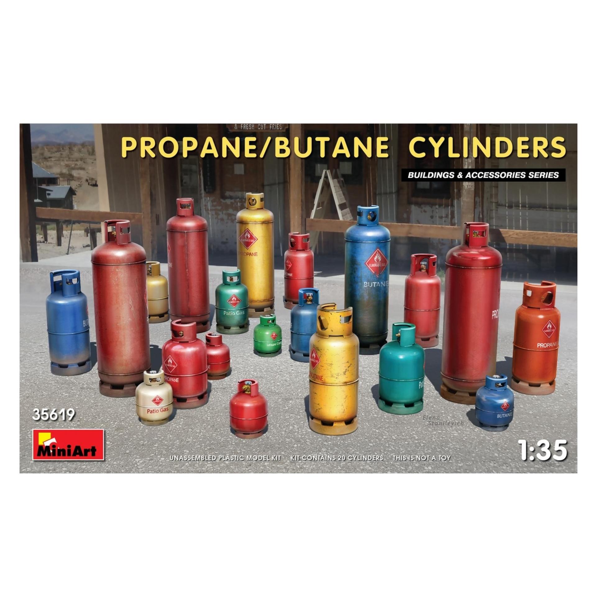 Mini art Propane/Butane Cylinders (35619)