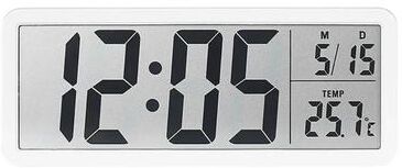 Uplift Picks Large LCD Digital Wall Clock With Temperature Humidity And Calendar Display 03