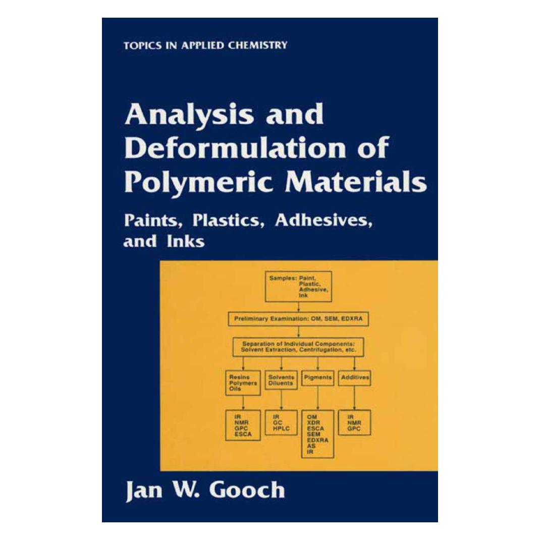 Springer Analysis and Deformulation of Polymeric Materials (Englisch, Softcover, Jan W. Gooch) (55531892)