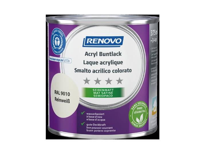 Renovo Acryl Buntlack Seidenmatt 375 ml