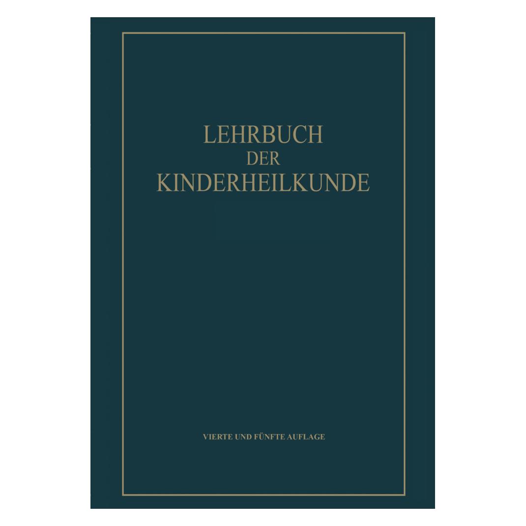 Springer Lehrbuch der Kinderheilkunde von (Deutsch, Softcover, Erich G Rominger, Erich G. Rominger) (55562555)