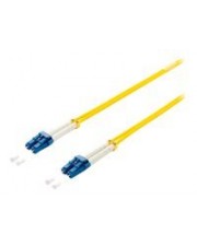 equip Patch-Kabel LC Single-Modus M bis M 3 m Glasfaser 9/125 Mikrometer OS2 geschirmt Gelb (254433)