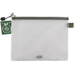 Foldersys Reißverschluss- und Mundschutzbeutel A5 »Phat-Bag« (PVC-frei) braun, 25.4x20 cm