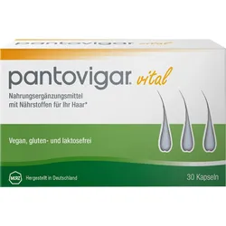 Pantovigar Vital Kapseln mit Nährstoffen für Haare 30 ST