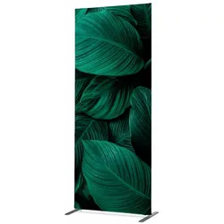 Textil Raumteiler Deko 100-200 Botanische Blätter Grüm