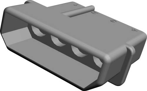 TE Connectivity Buchsengehäuse-Kabel MATE-N-LOK Polzahl Gesamt 4 1-480426-0