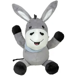 Happy People 40132 - Esel - Plüschtier (20cm, blau/grau)