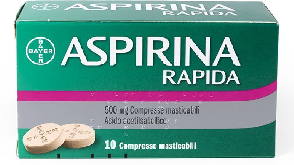 BAYER SpA ASPIRINA Rapida 500, 10 Compresse Masticabili