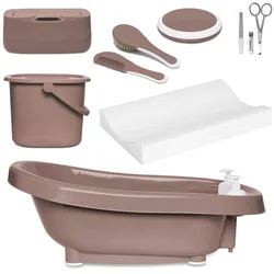 Zewi, Babybadewanne, Thermobadset de luxe Mocha Mousse