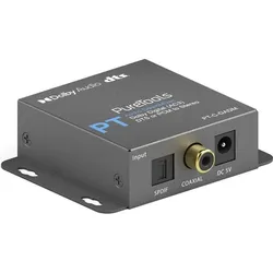 Purelink PureTools - Digital zu Analog Dolby/DTS DownMixer - Dolby Digital (AC3), DTS oder PCM zu Stereo (Digital -> Analog), Audio Adapter
