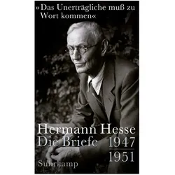 »Das Unerträgliche muss zu Wort kommen«, Belletristik von Hermann Hesse