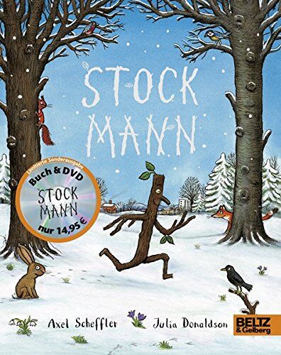 Axel Scheffler - Stockmann + DVD: Vierfarbiges Pappbilderbuch mit DVD »Stockmann« - Preis vom 01.10.2026 17:08:56 h
