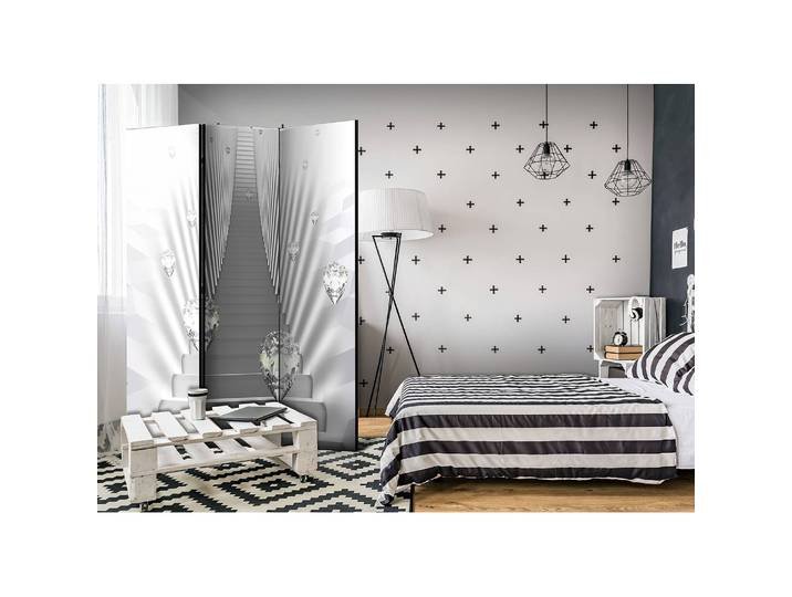 Paravent Mneme Polaire Blanc 135 x 172 x 3cm