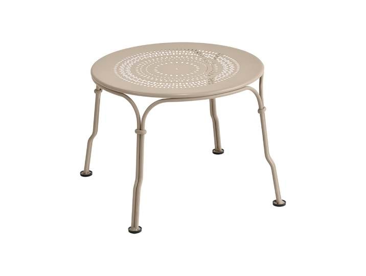 Beistelltisch, Stahl, Ø 45 cm, Wetterbeständig, Klassisch & Modern, Fermob 1900