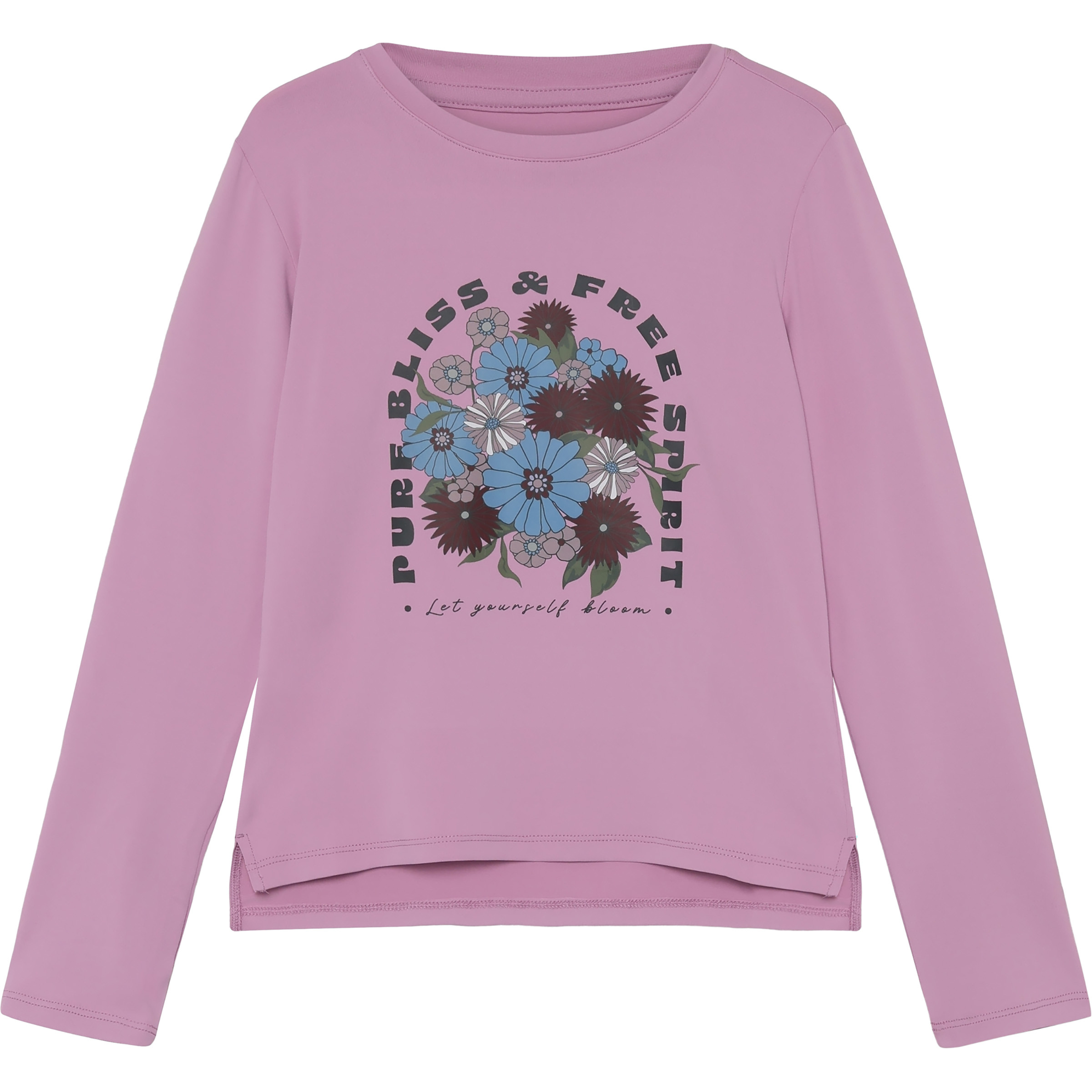 Color Kids Print Kinder Longsleeves rosa Größe 152 Lifestyle Elastisch