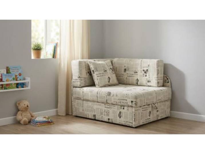 Family Meble Kinder-Schlafsofa Denis Design mit Bettkasten, ausziehbar – Variante Gazeta