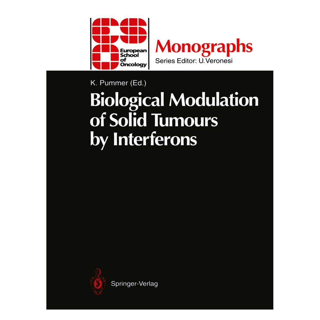 Springer Biological Modulation of Solid Tumours by Interferons (Englisch, Softcover, Karl Pummer) (55508663)