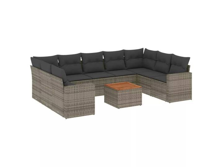 VidaXL - Garten sofagarnitur, One Size, Grau