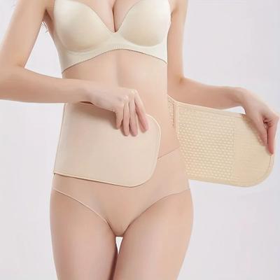 Uplifted Finds Adjustable Breathable Lumbar Support Belt And Abdominal Shaper beige 4xl