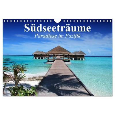 Südseeträume. Paradiese im Pazifik (Wandkalender 2027 DIN A4 quer), CALVENDO Monatskalender