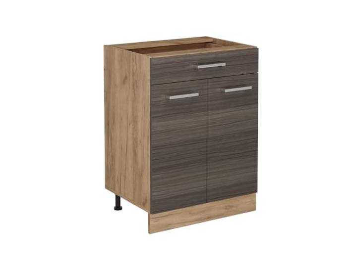 Vicco Küchenunterschrank R-Line, Edelgrau, 60 cm