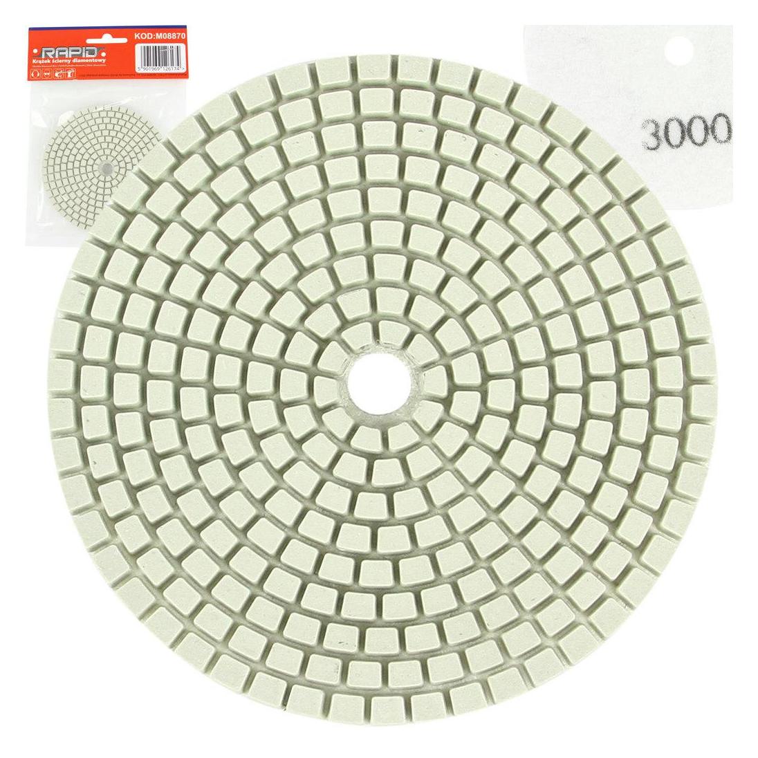 MGA MAR-POL KRĄŻEK ŚCIERNY DIAMENTOWY 100mm P3000 (3000) (35613571)