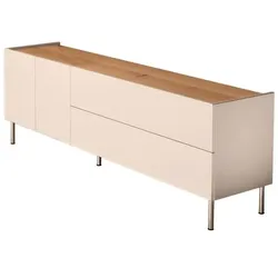 Wohnconcept TV-Lowboard Matrixx Lack Cashmere