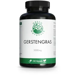 GREEN NATURALS Gerstengras 3000 mg Kapseln vegan 240 St