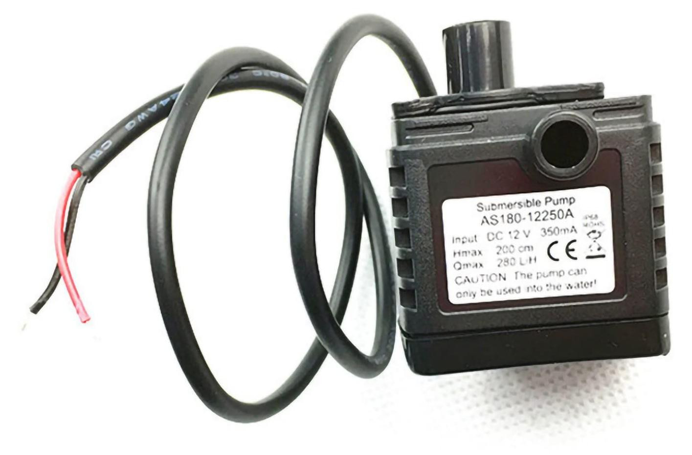 Lustrens Dompelpomp DC 12V Mini-borstelloze fonteinwaterpomp met laag geluidsniveau