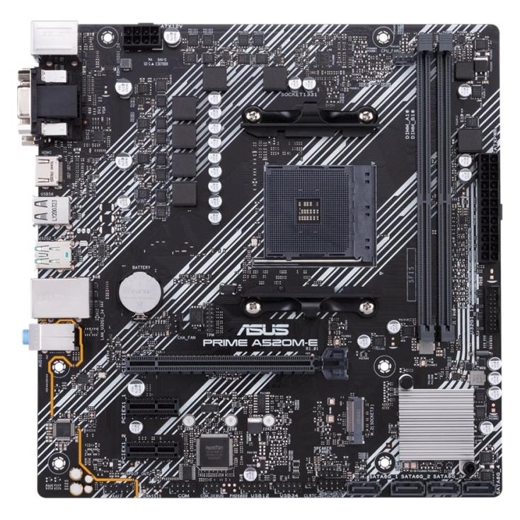 ASUS PRIME A520M-E/CSM AMD A520 AM4 (AM4, AMD A520, mATX) (90MB1510-M0EAYC)