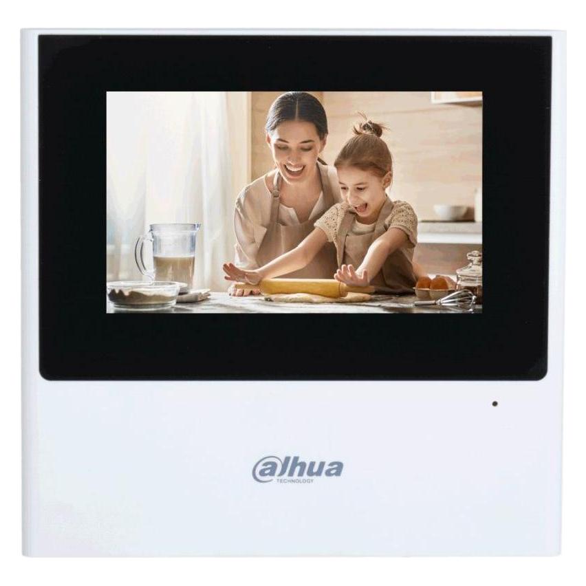 Dahua CCTV Intercoms Video Door Phone, DHI-VTH2612L-W, Touch 0-ch 2-wire Indoor Monitor (Kabelgebunden) (DHI-VTH2612L-W)